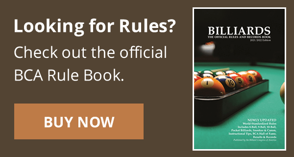 Official BCA 8 Ball Rules — , Inc
