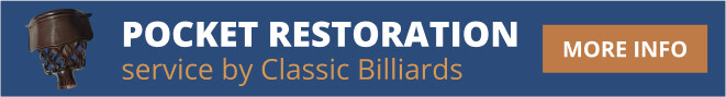 Pocket Restoration Service by Classic Billiards (more info)