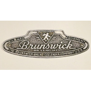 Circa 1950 Brunswick Balke Collender Nameplate (aluminum)