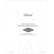Gibson Pocket Billiard Installation Manual