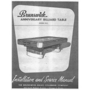 Brunswick Anniversary Dealer Service Manual