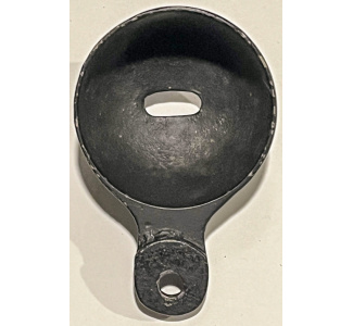 Circa 1885 Cast Iron Chalk Cup - flat black paint CHALKH-13