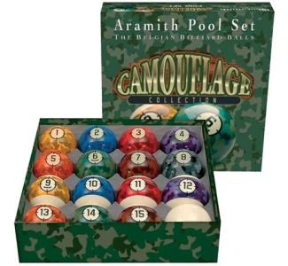 Aramith Camouflage Pool Ball Set