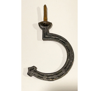 Circa 1890 Embossed Bridge/Triangle Hook (cast iron)