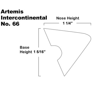 Artemis Intercontinental No. 66 Rail Cushion technical specs