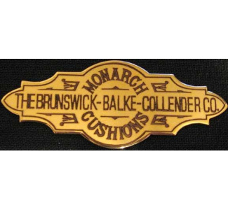 Engraved Brunswick™ Nameplate Used in Jewel and Other Tables
