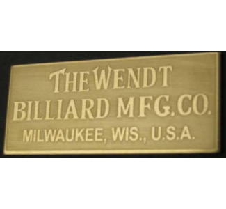 Wendt Company Nameplate