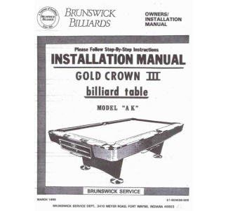 Gold Crown 3 Manual (1986)