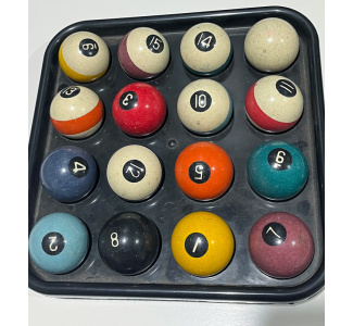 Small Clay Pool Ball Set