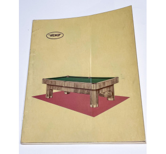 Wendt Company Catalog for Pool Tables